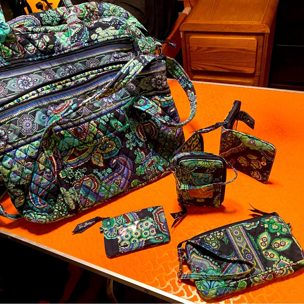 Vera Bradley Lot of Blue Rhapsody